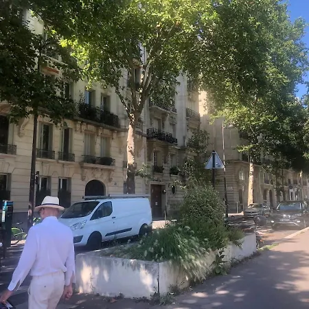 Eiffel Tower View Arc Triomphe Champs Elysees Area *